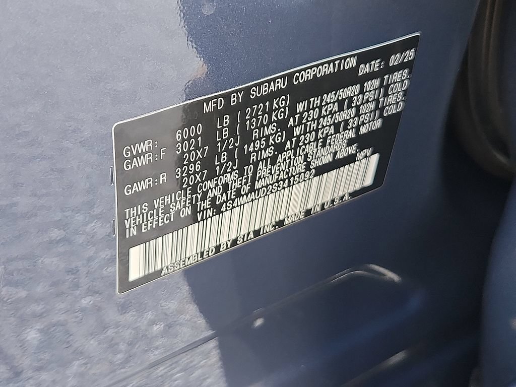 Used 2025 Subaru Ascent Touring AWD/4WD image 23