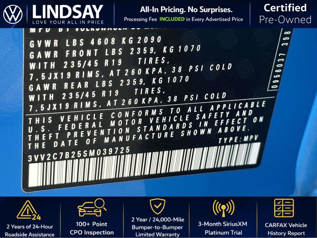 Used 2025 Volkswagen Taos SE image 27