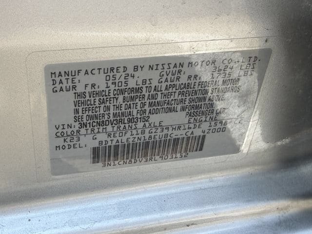 Used 2024 Nissan Versa S w/ S Plus Package FWD image 26
