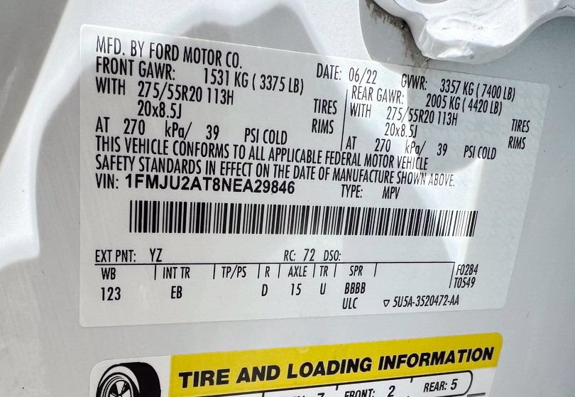 Used 2022 Ford Expedition Limited AWD/4WD image 33