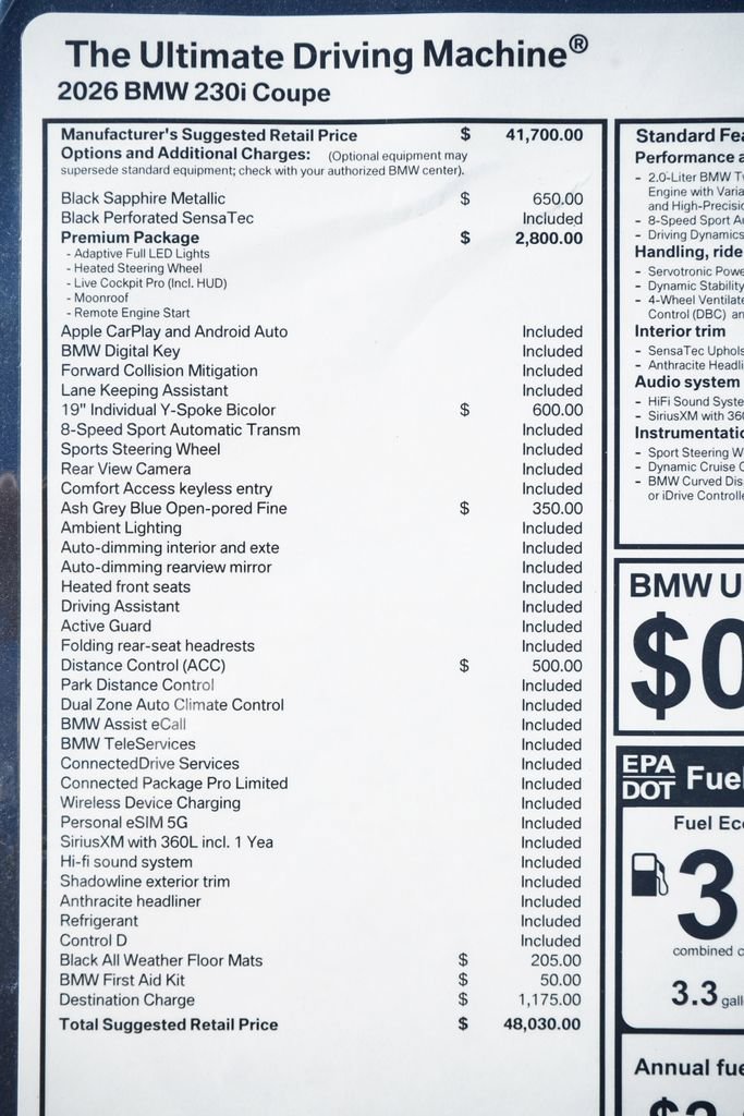 New 2026 BMW 230i Coupe w/ Premium Package image 8