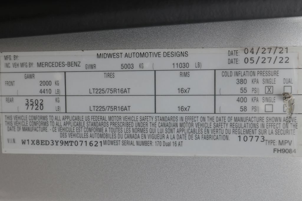 Used 2021 Mercedes-Benz Sprinter 3500 image 51