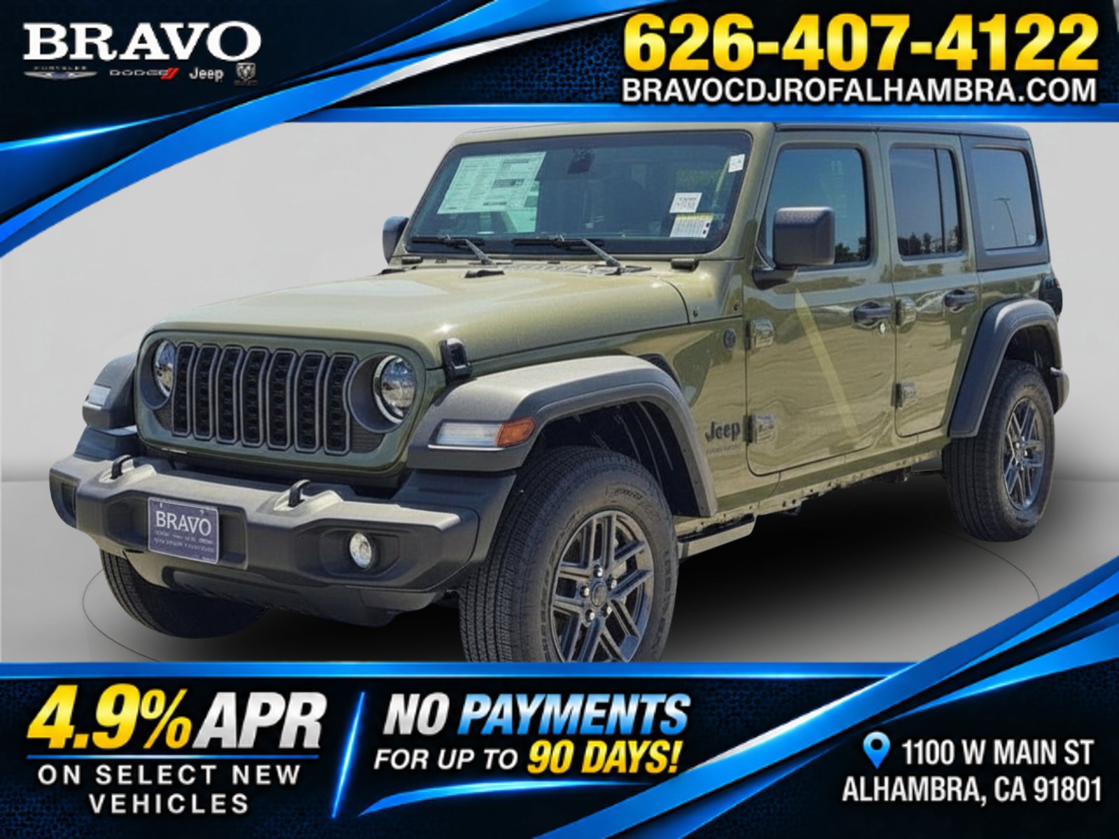 New 2026 Jeep Wrangler Unlimited Sport