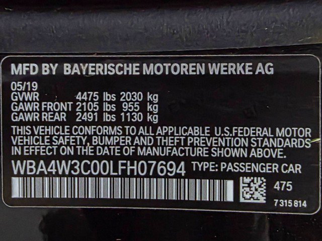 Used 2020 BMW 430i Coupe w/ M Sport Package image 38