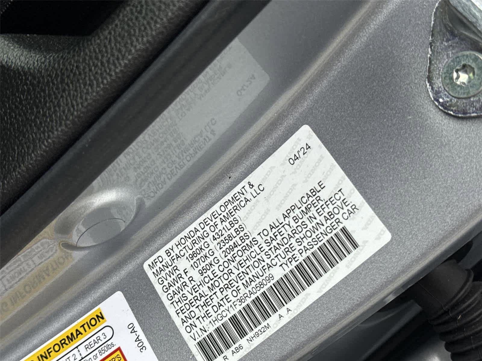 Used 2024 Honda Accord EX image 31
