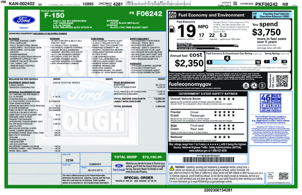 Certified 2023 Ford F150 4x4 SuperCrew image 26