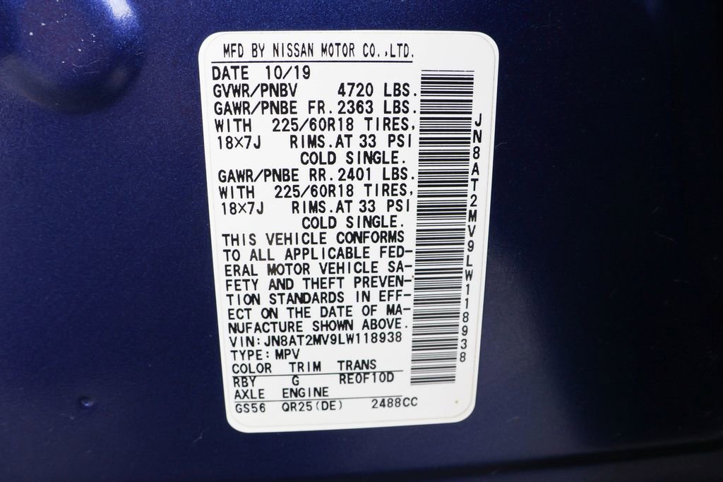 Used 2020 Nissan Rogue SV w/ Sun & Sound Touring Package AWD/4WD image 45