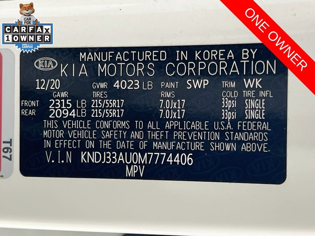 Certified 2021 Kia Soul EX FWD image 33
