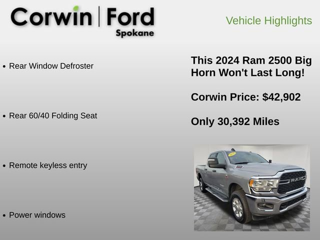 Used 2024 RAM 2500 Big Horn image 12
