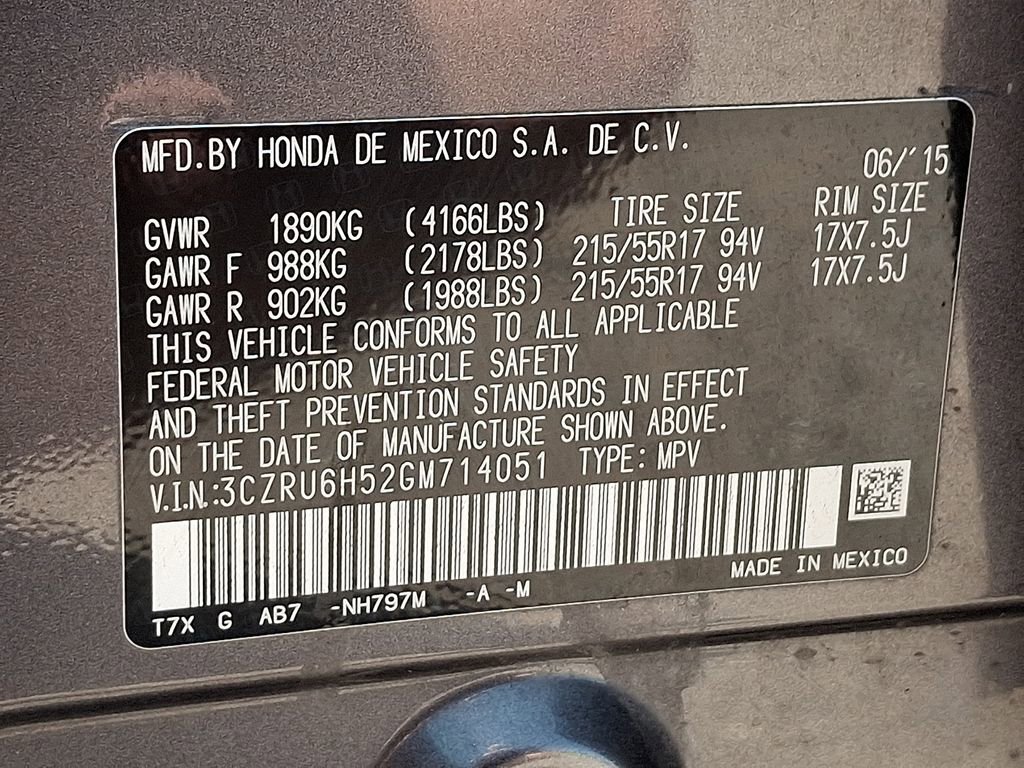 Used 2016 Honda HR-V EX image 25