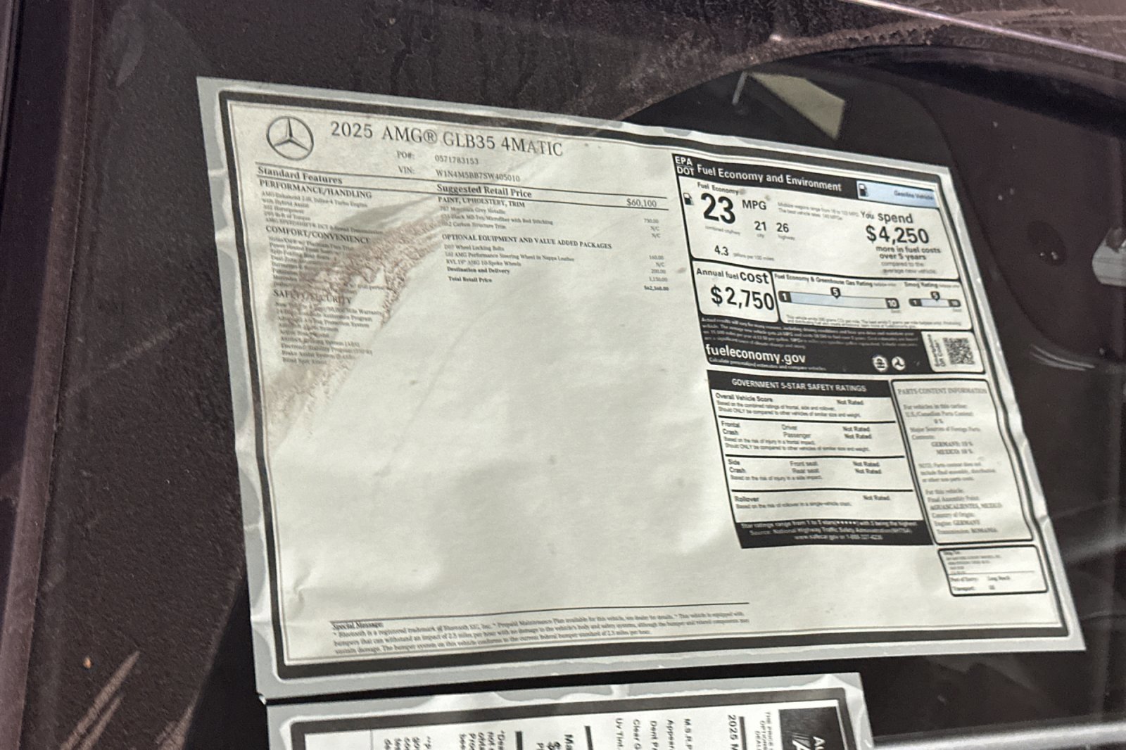 New 2025 Mercedes-Benz GLB 35 AMG 4MATIC image 29