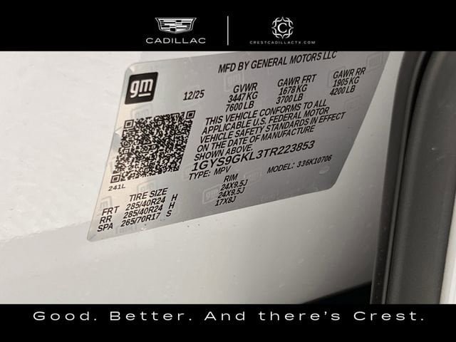 Certified 2026 Cadillac Escalade Platinum Sport image 36