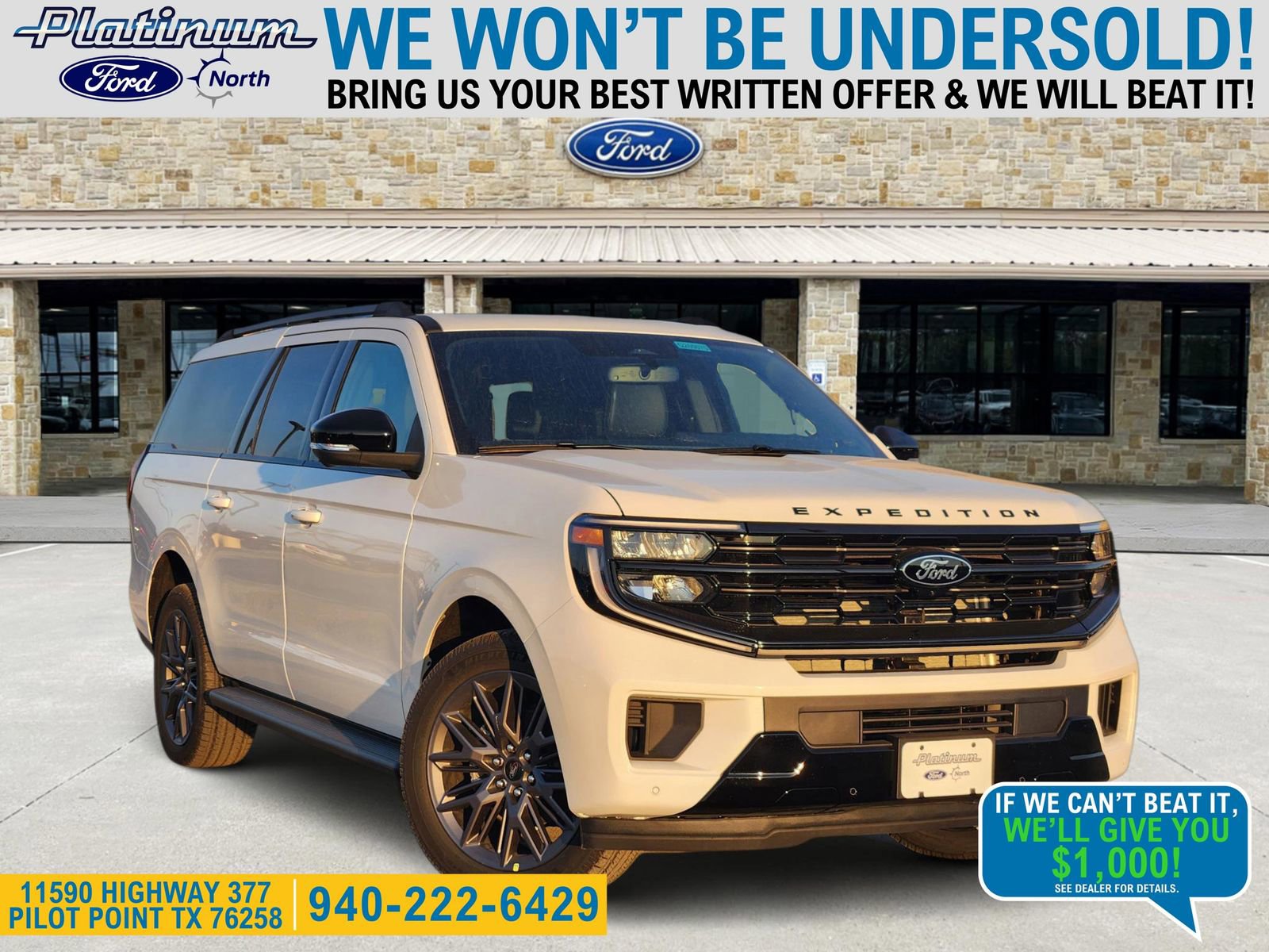 New 2026 Ford Expedition Max Platinum w/ Stealth Appearance Package