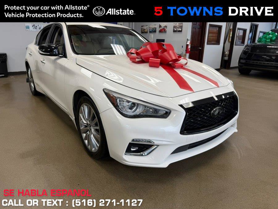 Used 2020 INFINITI Q50 Luxe w/ All Weather Package image 1