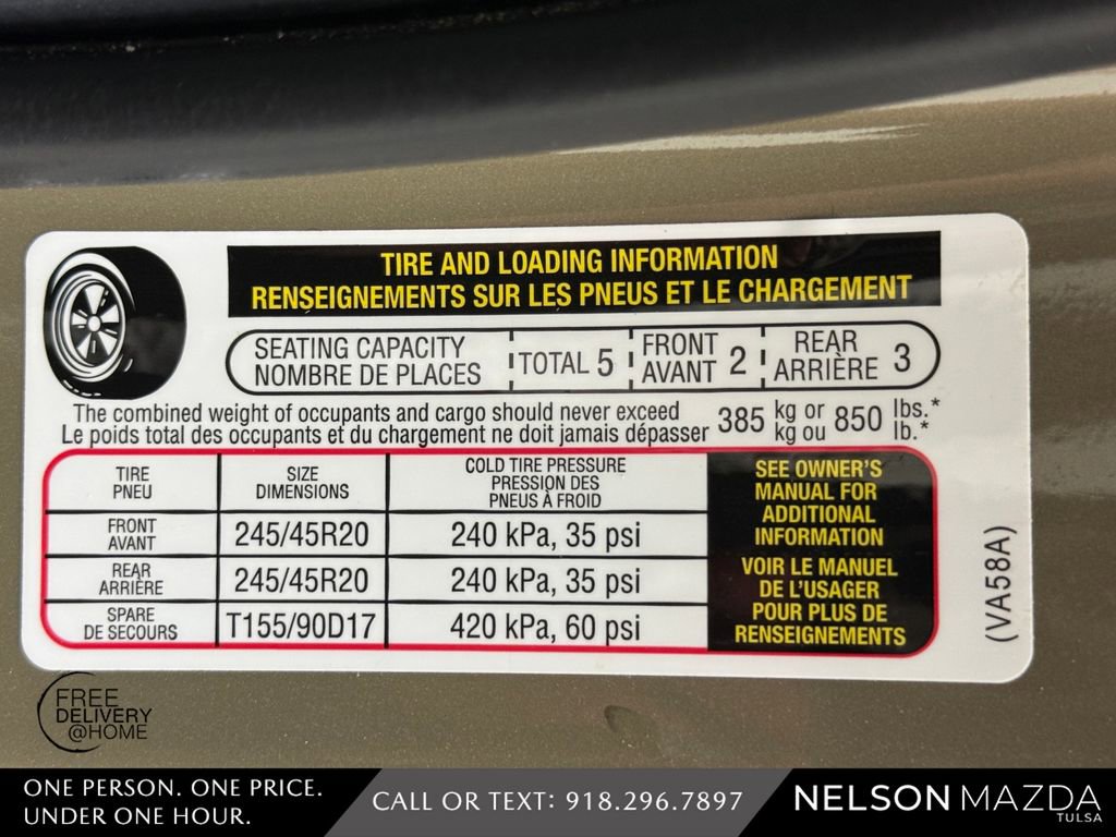 Certified 2025 MAZDA CX-50 AWD 2.5 Turbo w/ Premium Pkg image 52