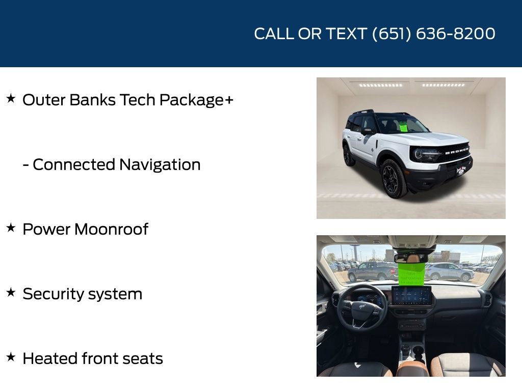 Used 2025 Ford Bronco Sport Outer Banks w/ Outer Banks Tech Package+ AWD/4WD image 10