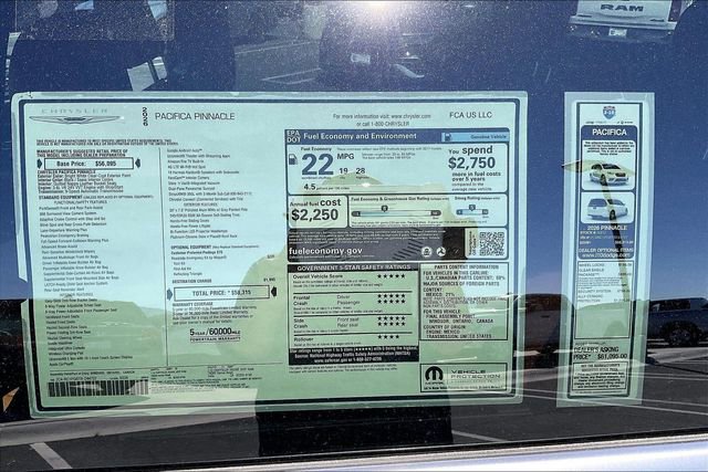 New 2026 Chrysler Pacifica Pinnacle image 16