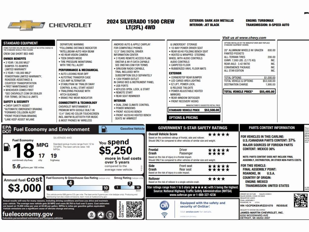 Used 2024 Chevrolet Silverado 1500 LT image 2