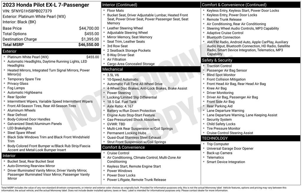 Used 2023 Honda Pilot EX-L image 11