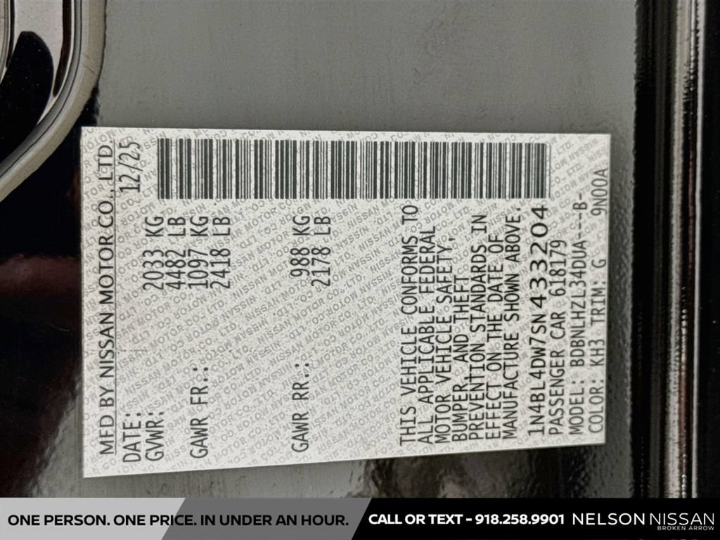 Certified 2025 Nissan Altima 2.5 SV AWD/4WD image 29