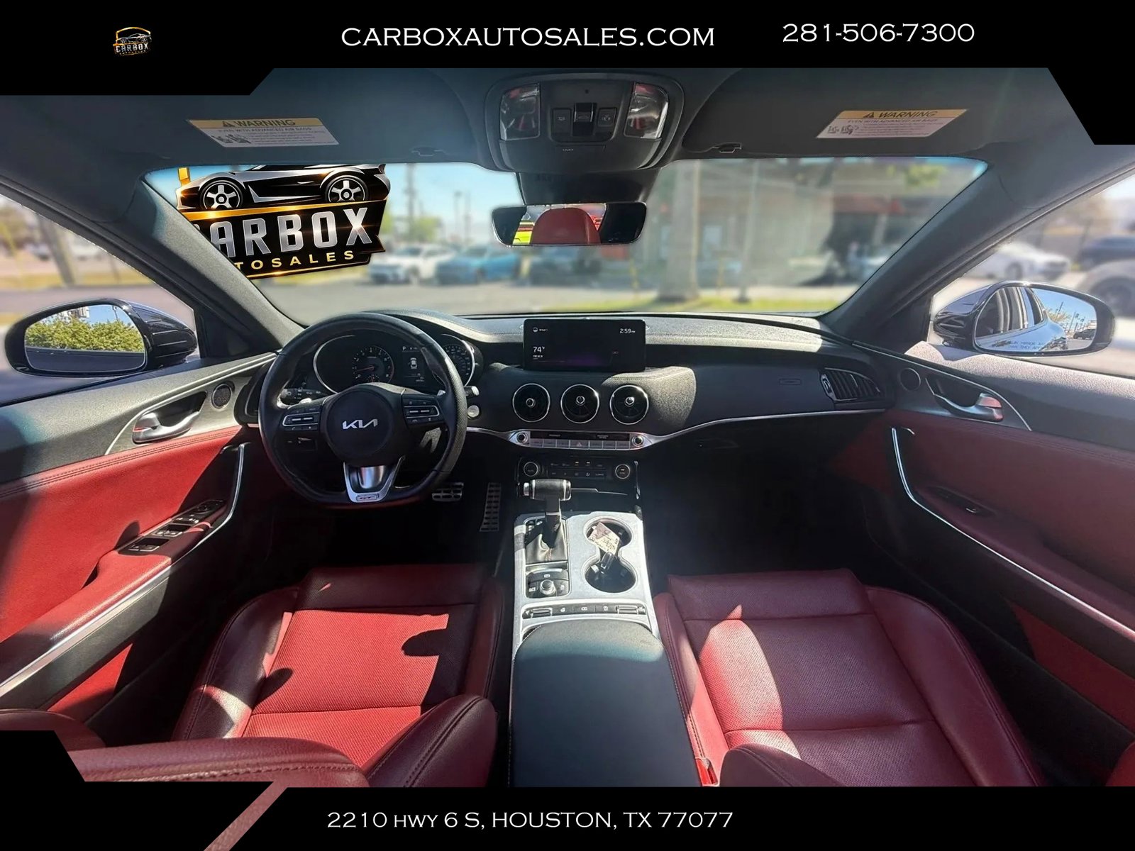 Used 2022 Kia Stinger GT1 w/ Red Interior Color Package AWD/4WD image 9