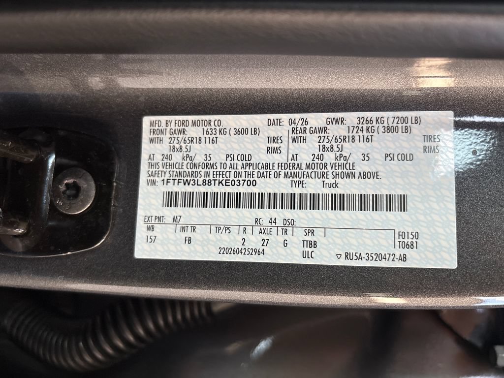 Used 2026 Ford F150 XLT w/ Equipment Group 302A MID AWD/4WD image 37