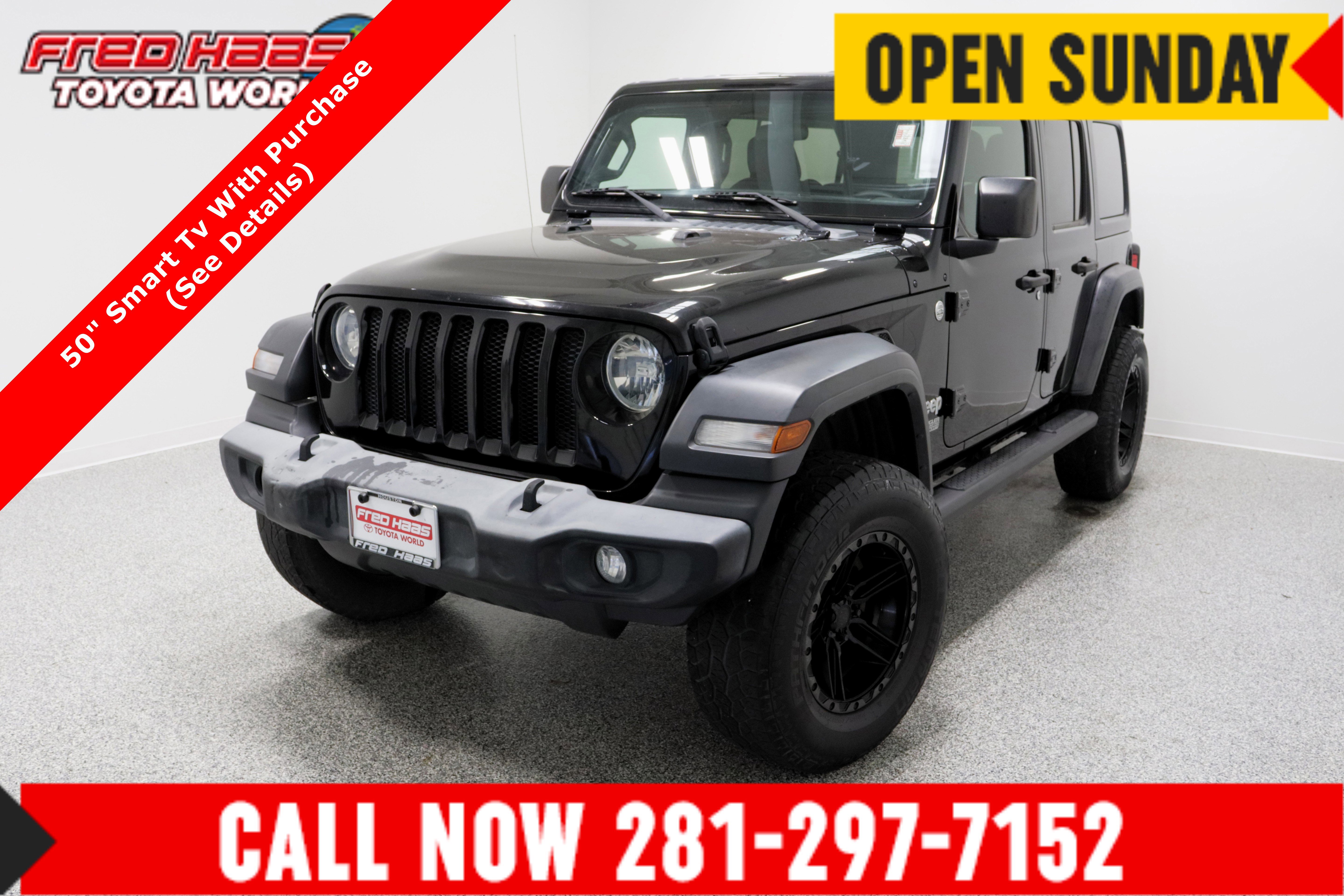Used 2018 Jeep Wrangler Unlimited Sport S