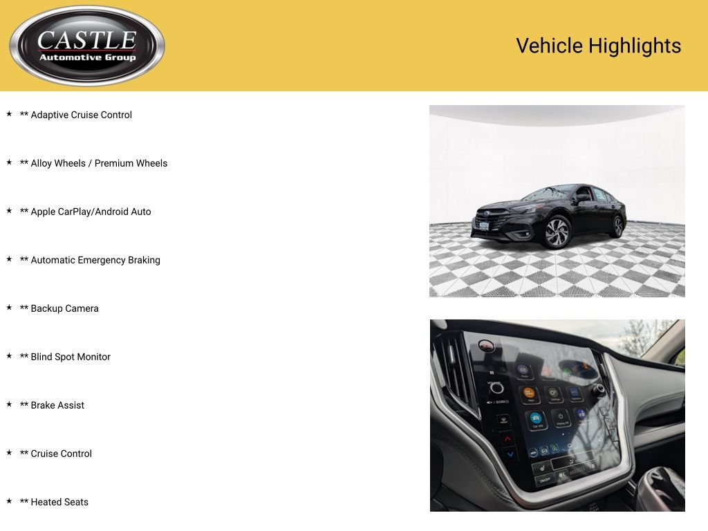 Certified 2025 Subaru Legacy Premium AWD/4WD image 4