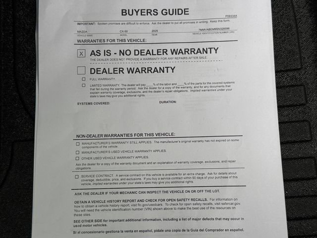Used 2025 MAZDA CX-50 AWD 2.5 S w/ Accent Package image 47