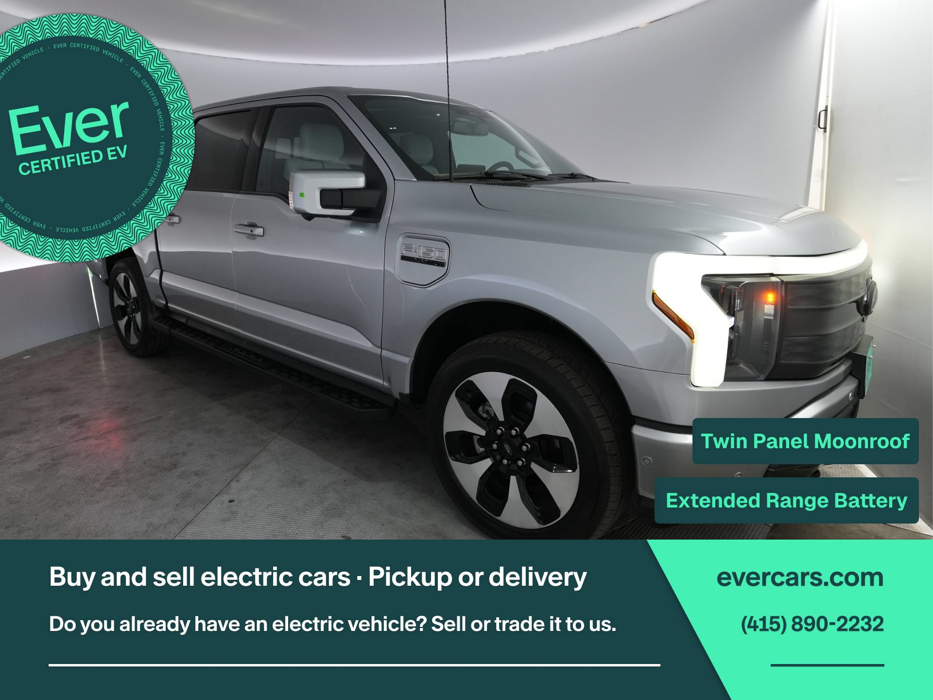 Used 2023 Ford F150 Lightning Platinum AWD/4WD image 1