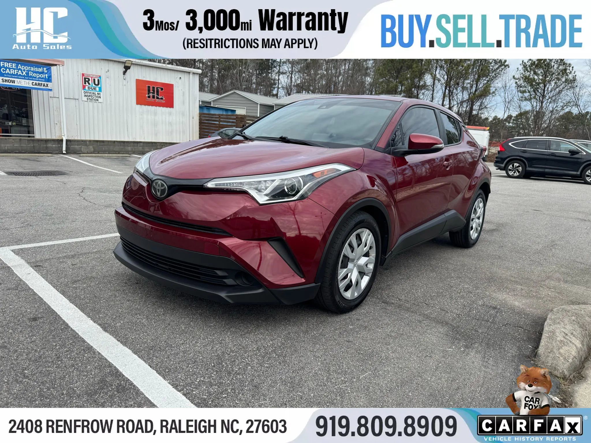 Used 2019 Toyota C-HR LE