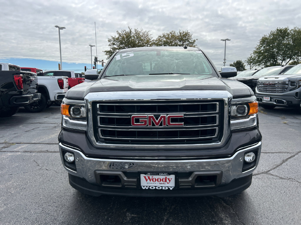 Certified 2015 GMC Sierra 1500 SLT w/ SLT Crew Cab Value Package AWD/4WD image 4