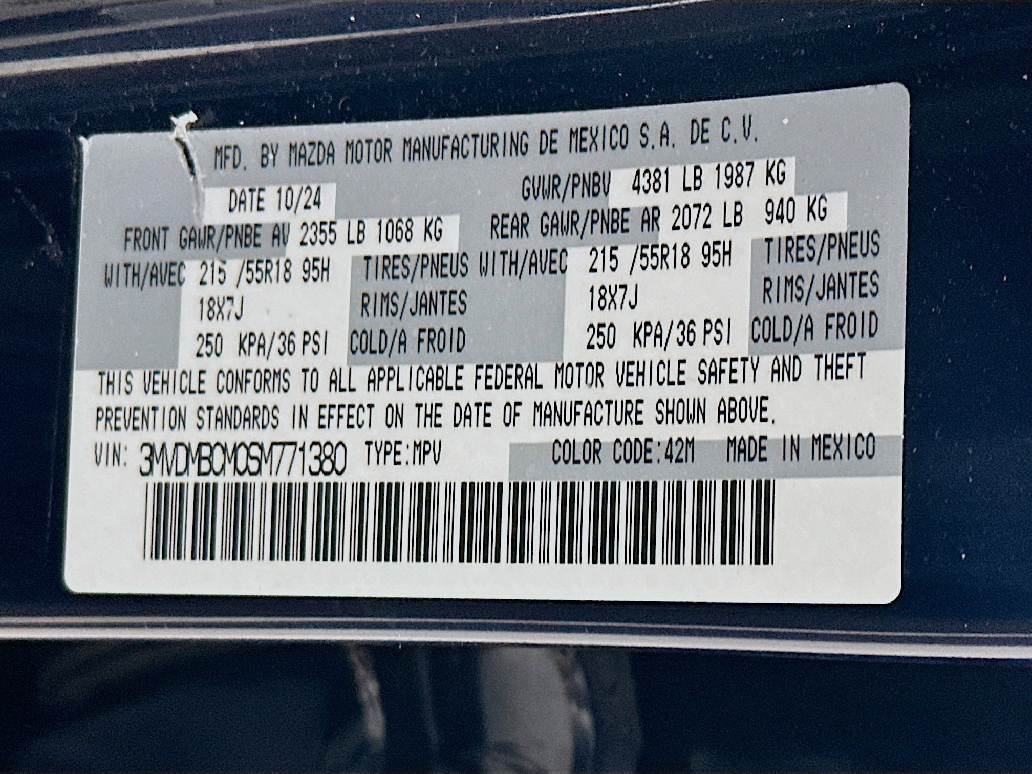 Used 2025 MAZDA CX-30 AWD 2.5 S w/ Preferred Package image 12