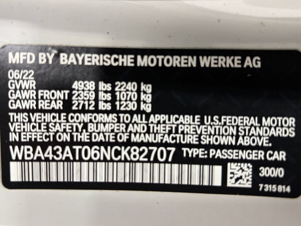 Used 2022 BMW 430i xDrive Convertible w/ Premium Package 2 AWD/4WD image 18