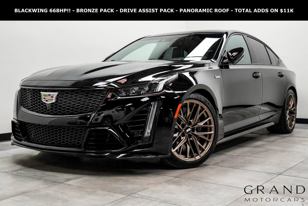 Used 2023 Cadillac CT5 V Blackwing w/ LPO, Bronce Accent Package RWD image 1