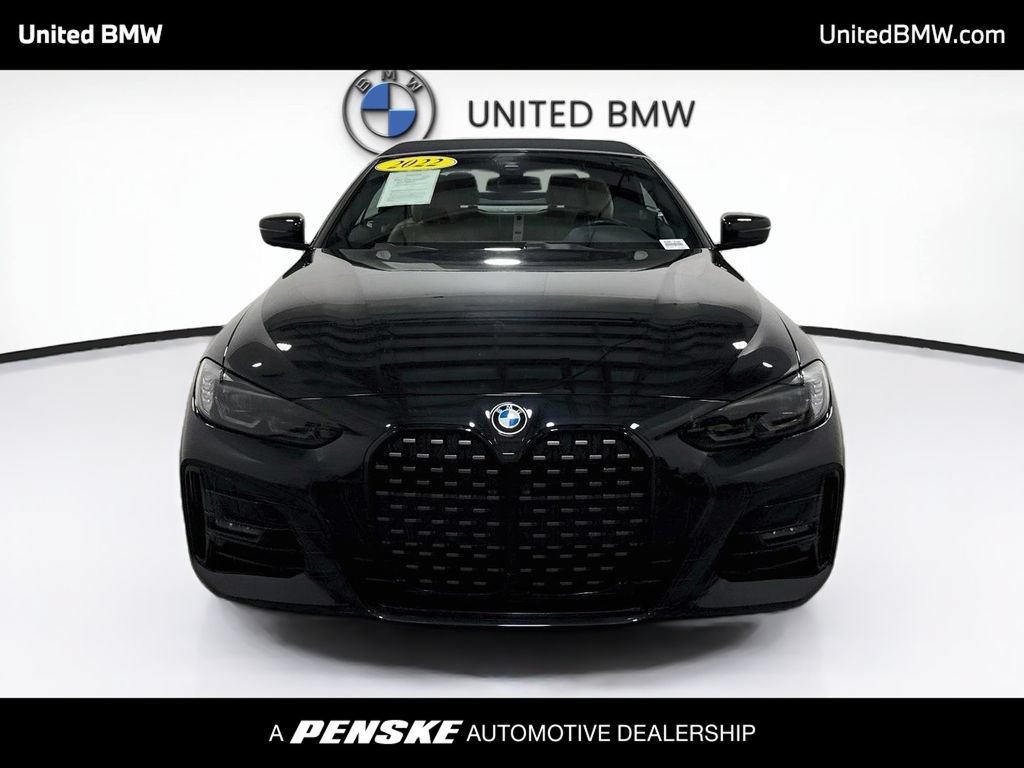 Used 2022 BMW 430i Convertible w/ M Sport Package RWD image 2