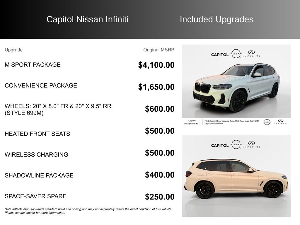 Used 2023 BMW X3 sDrive30i w/ M Sport Package image 8