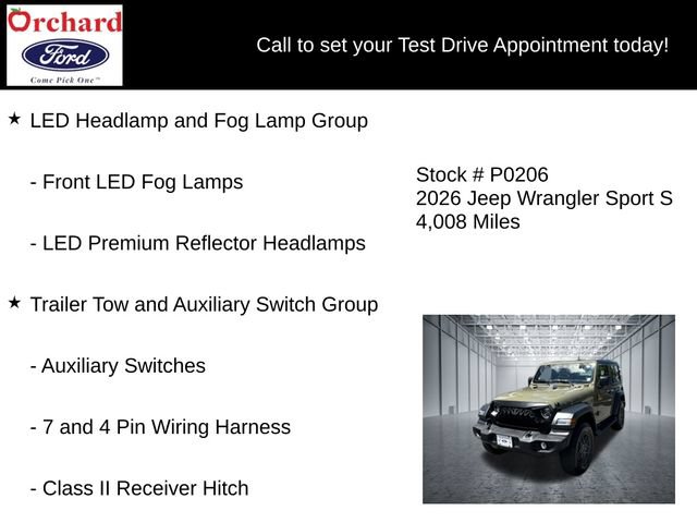 Used 2026 Jeep Wrangler Sport AWD/4WD image 7