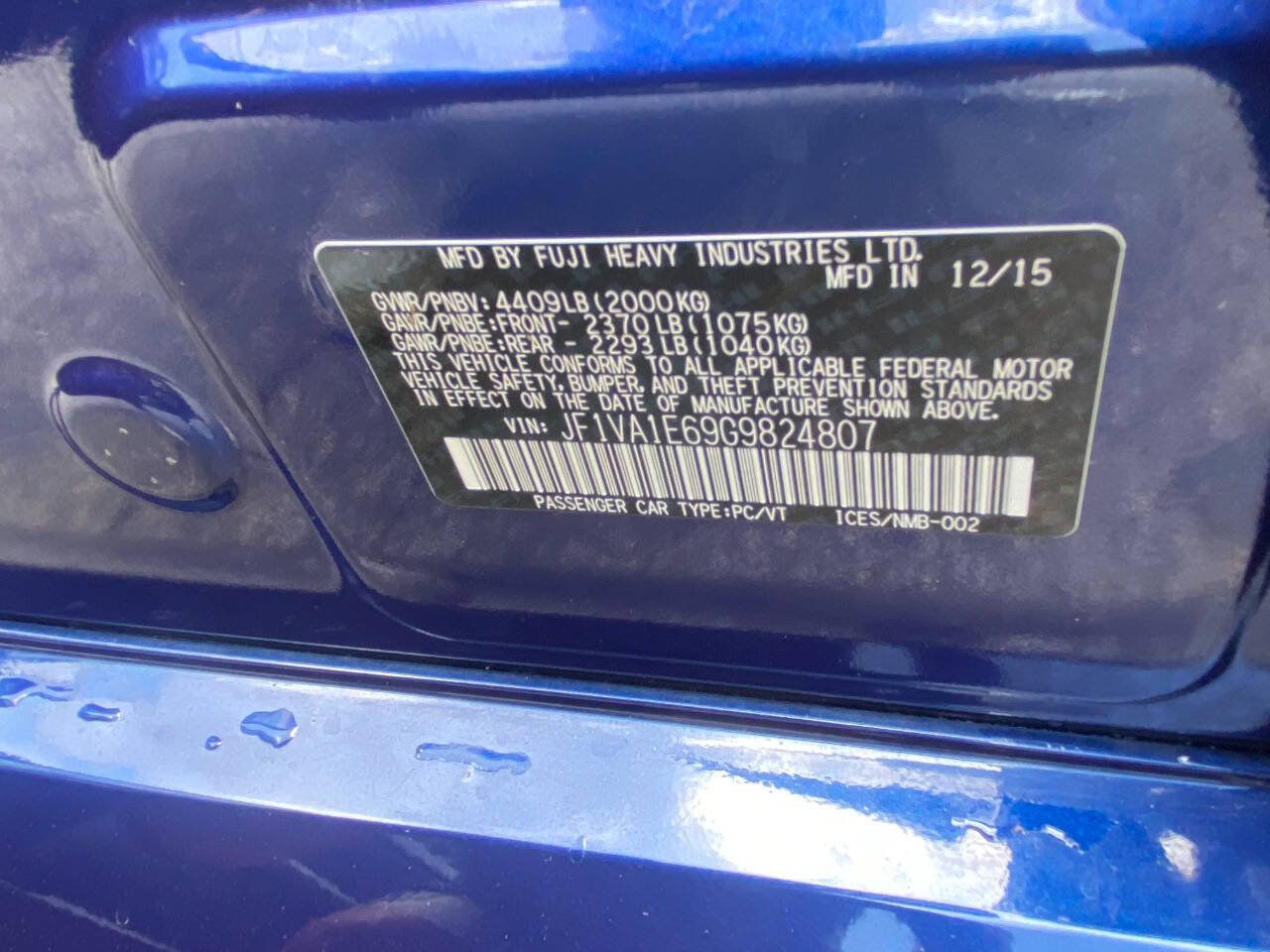 Used 2016 Subaru WRX Premium AWD/4WD image 58