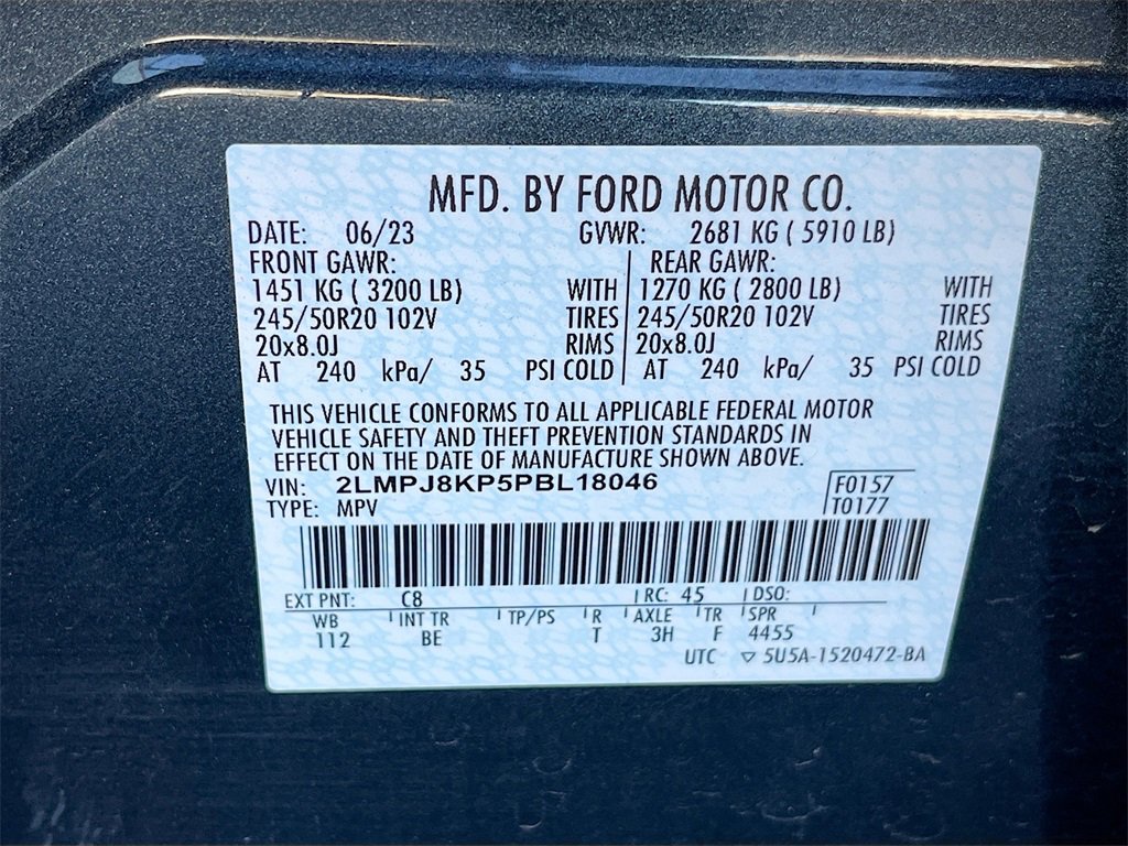 Used 2023 Lincoln Nautilus Reserve w/ Equipment Group 201A image 35