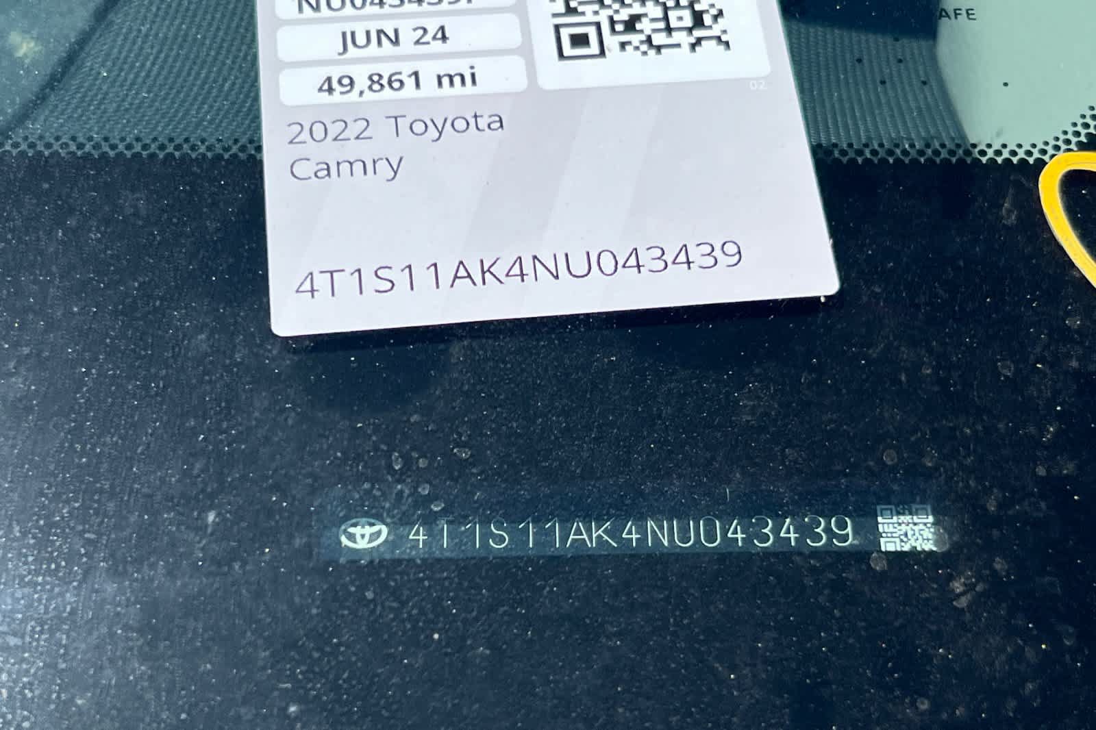 Used 2022 Toyota Camry SE FWD image 23