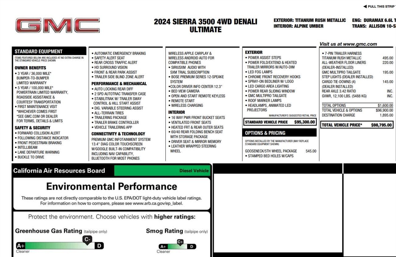 Used 2024 GMC Sierra 3500 Denali Ultimate image 37