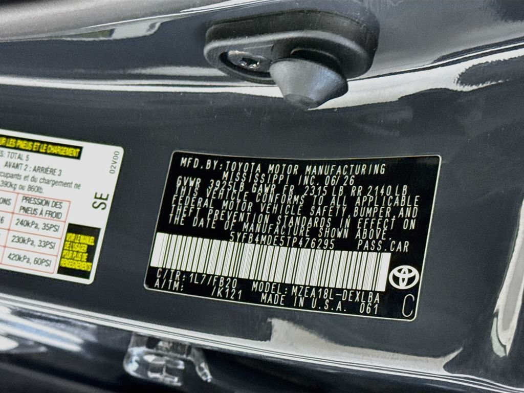 Used 2026 Toyota Corolla LE w/ Carpet Mat Package (TMS) FWD image 35