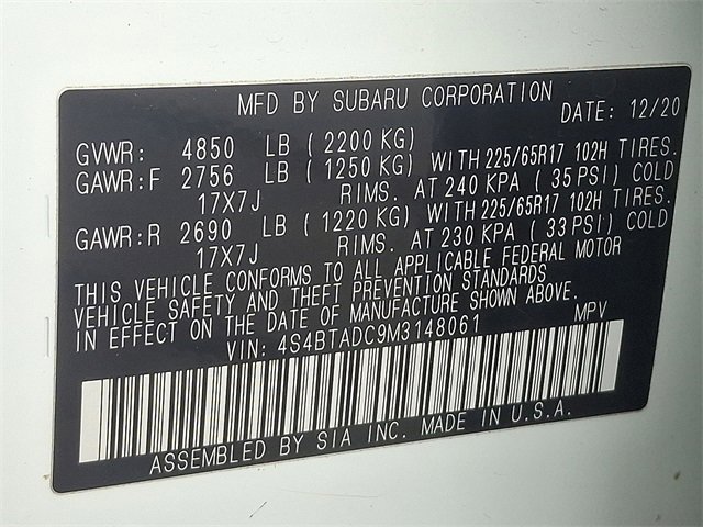 Used 2021 Subaru Outback Premium image 26