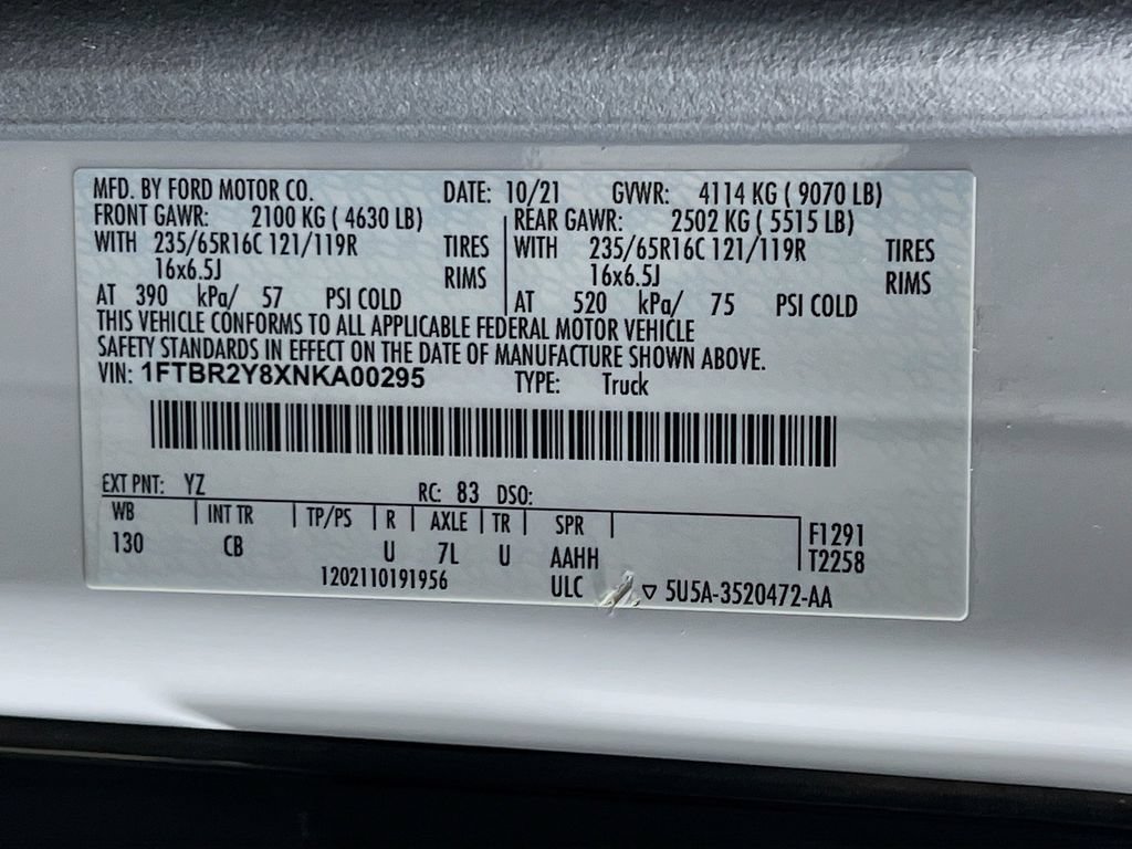 Used 2022 Ford Transit 250 Low Roof AWD image 30