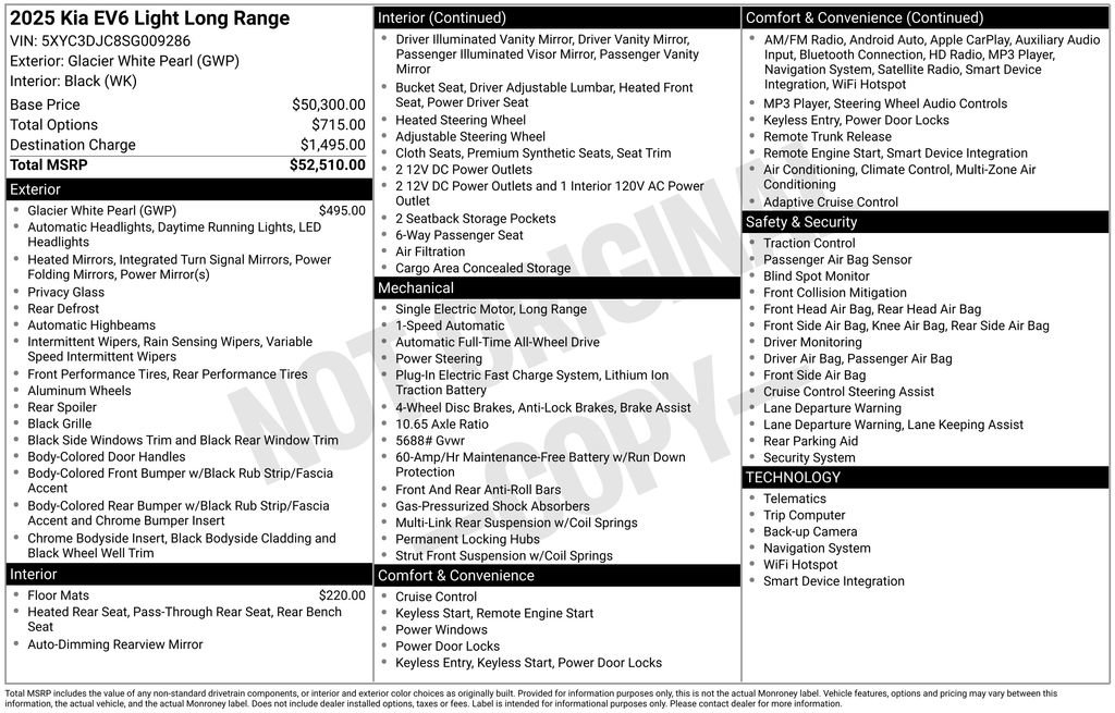 New 2025 Kia EV6 Light image 2