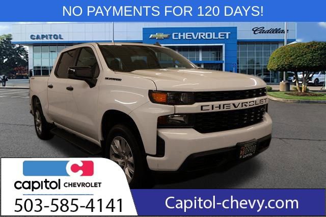 Used 2022 Chevrolet Silverado 1500 Custom w/ LPO, Dark Essentials Package