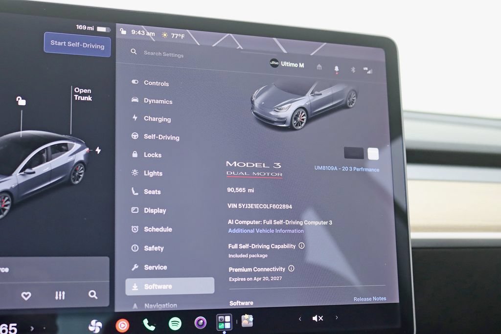 Used 2020 Tesla Model 3 Performance AWD/4WD image 25
