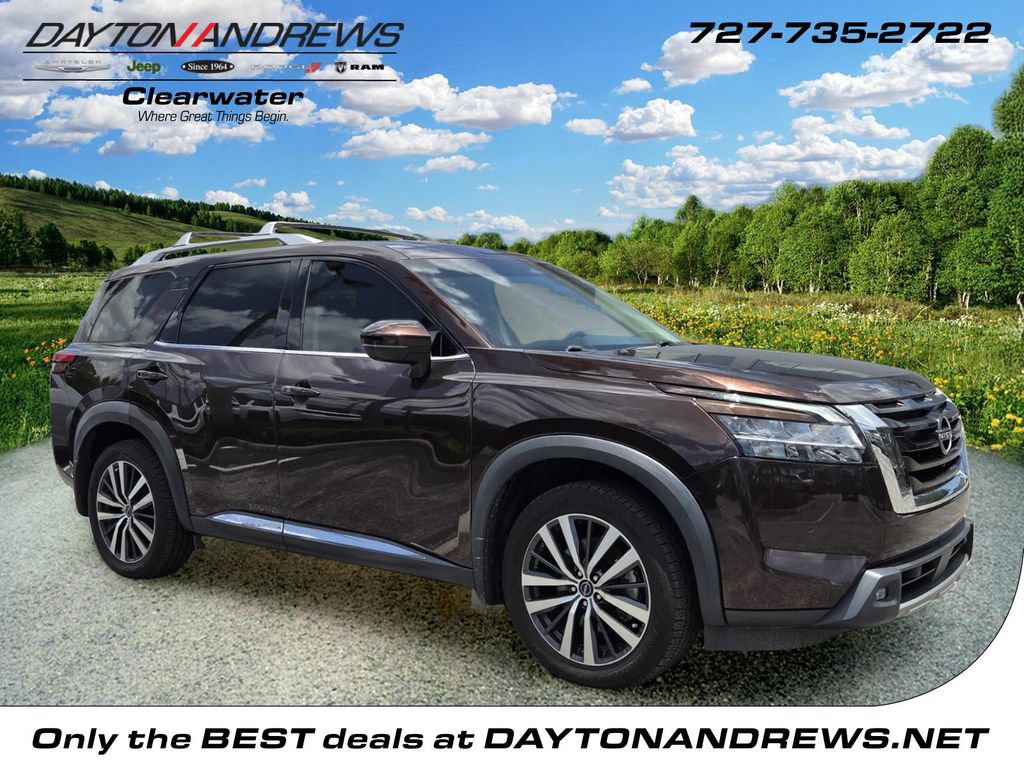 Used 2022 Nissan Pathfinder Platinum w/ Cargo Package AWD/4WD video 1
