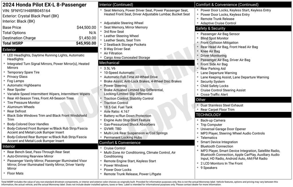 Used 2024 Honda Pilot EX-L image 34